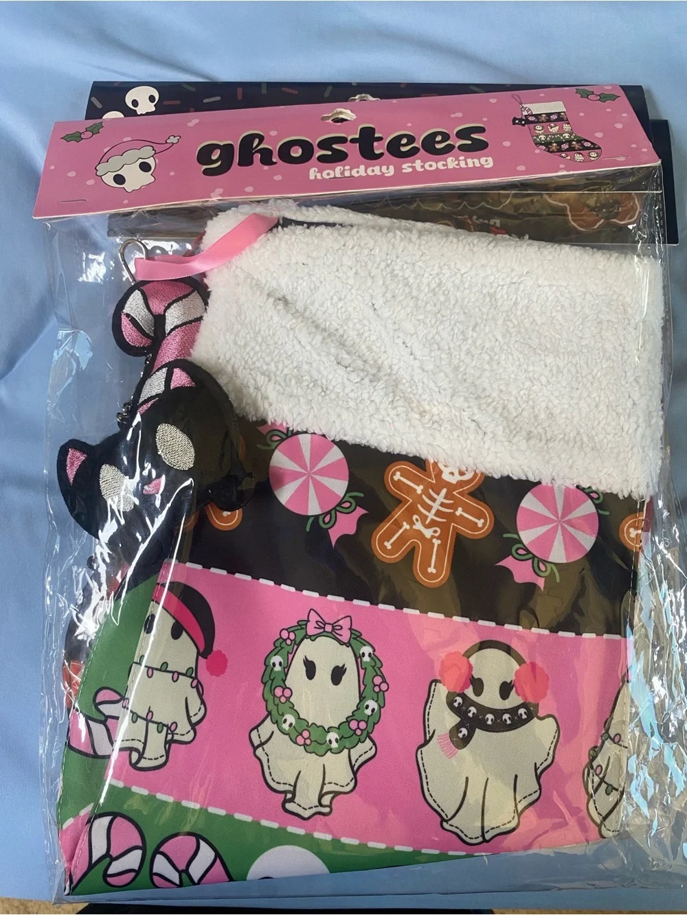 Goth Holiday stocking.